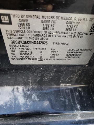 Photo 10 from auction – 2017 CHEVROLET SILVERADO with VIN 3GCUKSEC9HG442826