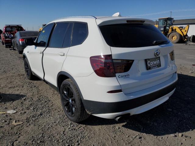 Photo 3 from auction – 2013 BMW X3 XDRIVE2 with VIN 5UXWX9C50D0A20709