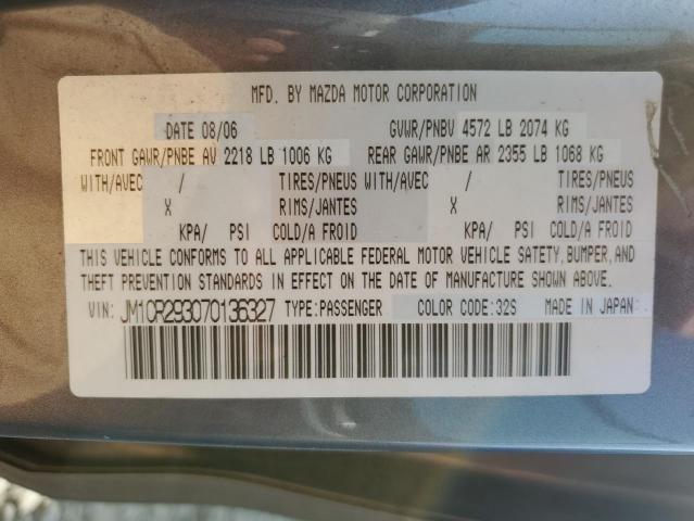 Photo 10 from auction – 2007 MAZDA 5 with VIN JM1CR293070136327