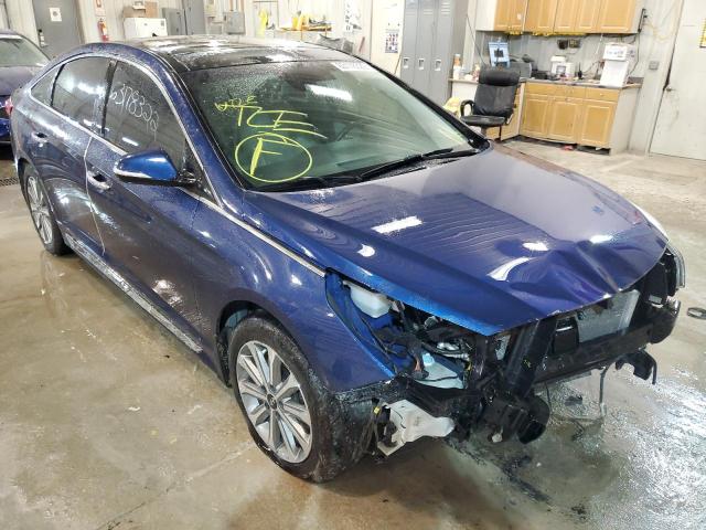 HYUNDAI SONATA SPO 2016 with VIN 5NPE34AF9GH274320 - Photo from auction