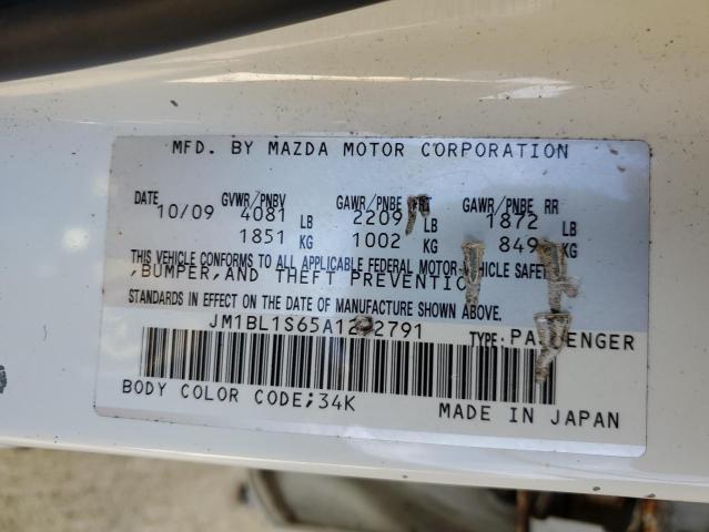 Photo 10 from auction – 2010 MAZDA 3 with VIN JM1BL1S65A1232791
