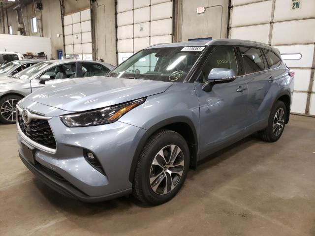 Photo 2 from auction – 2022 TOYOTA HIGHLANDER with VIN 5TDGZRBH3NS231460