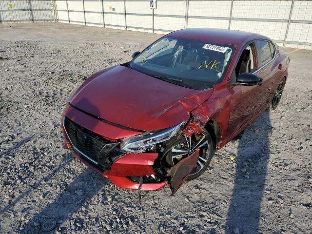 Photo 2 from auction – 2021 NISSAN SENTRA SR with VIN 3N1AB8DV5MY323722