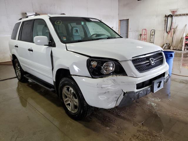 HONDA PILOT EXL 2003 with VIN 2HKYF186X3H571647 - Photo from auction