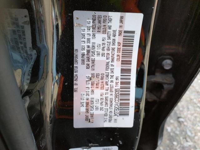 Photo 10 from auction – 2012 MAZDA CX-9 with VIN JM3TB2CAXC0366065