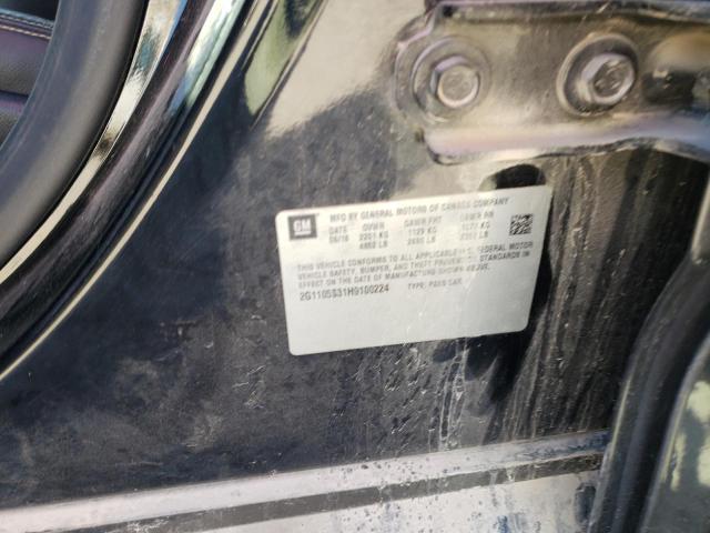 Photo 10 from auction – 2017 CHEVROLET IMPALA LT with VIN 2G1105S31H9100224