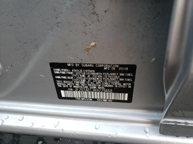 Photo 10 from auction – 2019 SUBARU CROSSTREK with VIN JF2GTAEC3KH229468
