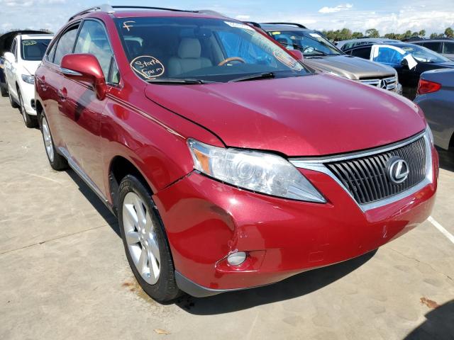 LEXUS RX 350 2010 with VIN 2T2ZK1BA7AC020004 - Photo from auction
