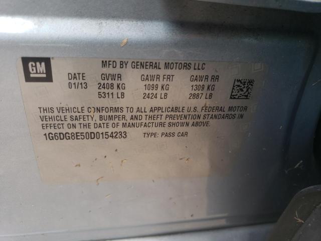 Photo 10 from auction – 2013 CADILLAC CTS LUXURY with VIN 1G6DG8E50D0154233