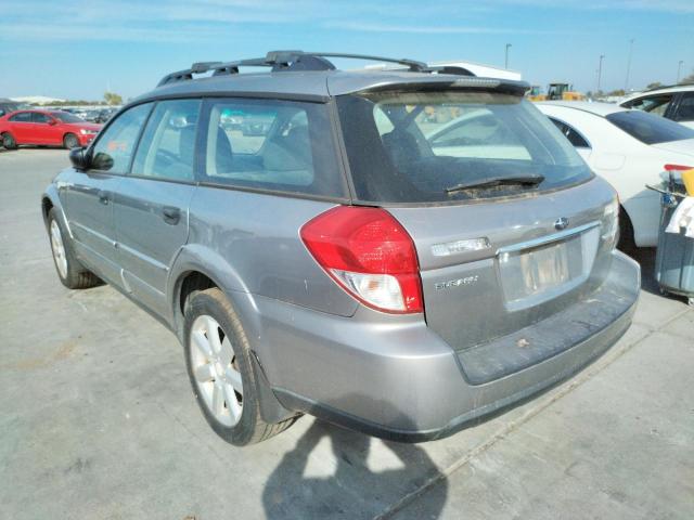 Photo 3 from auction – 2008 SUBARU OUTBACK 2. with VIN 4S4BP61CX87335376