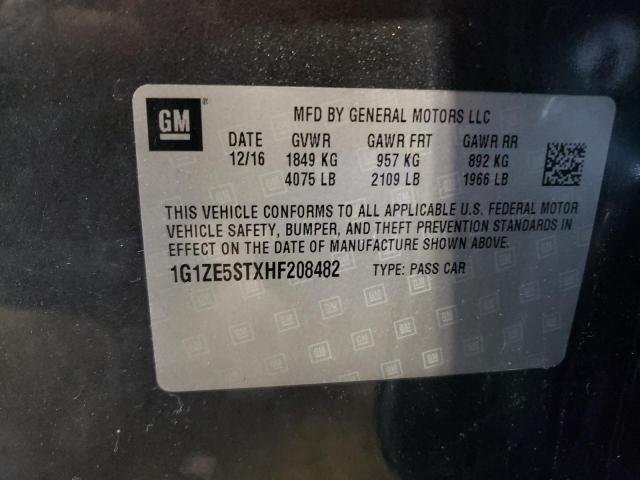 Photo 10 from auction – 2017 CHEVROLET MALIBU LT with VIN 1G1ZE5STXHF208482