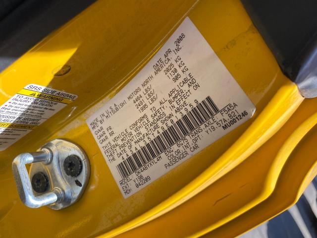 Photo 10 from auction – 2009 MITSUBISHI ECLIPSE SP with VIN 4A3AL35T49E013959