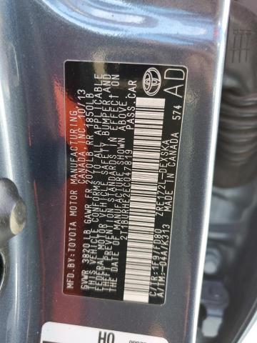 Foto 10 de la subasta – 2014 TOYOTA COROLLA L con VIN 2T1BURHE2EC047819