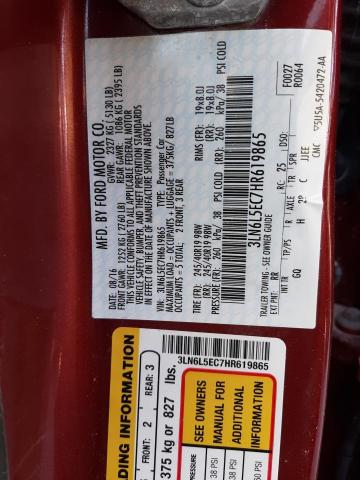 Photo 10 from auction – 2017 LINCOLN MKZ RESERV with VIN 3LN6L5EC7HR619865