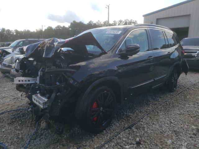 Photo 2 from auction – 2021 HONDA PILOT SE with VIN 5FNYF5H28MB019617