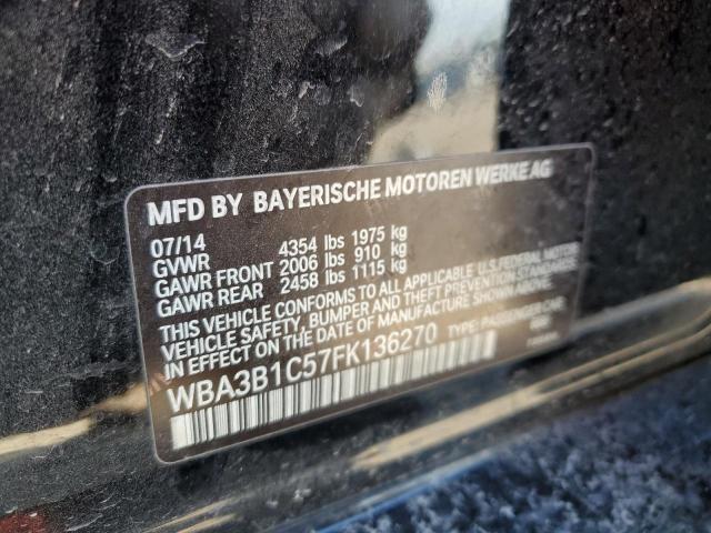 Photo 10 from auction – 2015 BMW 320 I with VIN WBA3B1C57FK136270