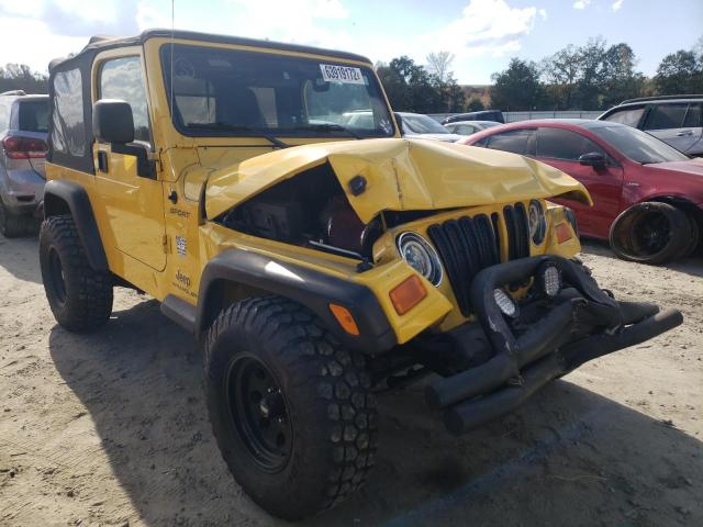 JEEP WRANGLER / 2004 with VIN 1J4FA49S54P721344 - Photo from auction