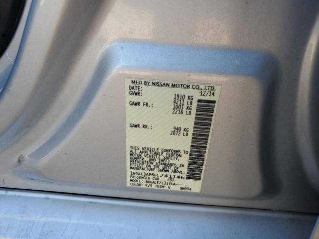 Photo 10 from auction – 2015 NISSAN ALTIMA 2.5 with VIN 1N4AL3AP6FC241146