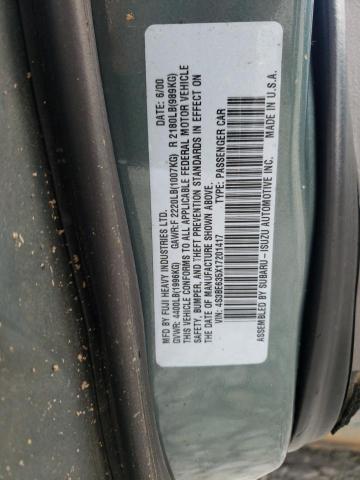 صورة رقم 10 من المزاد - 2001 SUBARU LEGACY L مع VIN 4S3BE635X17201417