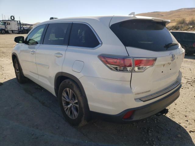 Photo 3 from auction – 2016 TOYOTA HIGHLANDER with VIN 5TDBKRFH3GS290343
