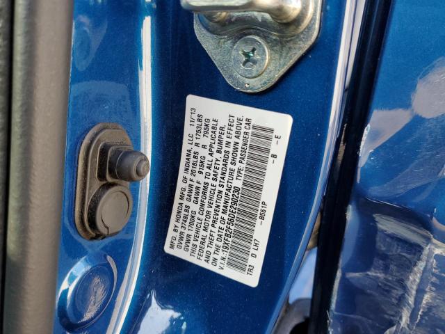 Photo 10 from auction – 2013 HONDA CIVIC LX with VIN 19XFB2F56DE290230