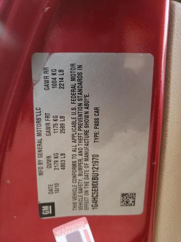 Photo 10 from auction – 2011 BUICK LUCERNE CX with VIN 1G4HC5EMXBU121970