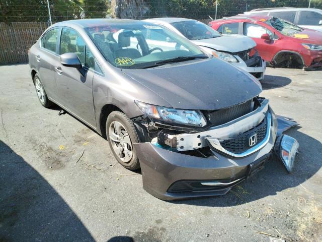 Photo 1 from auction – 2013 HONDA CIVIC LX with VIN 19XFB2F58DE244740