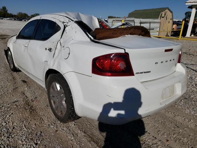 Photo 3 from auction – 2012 DODGE AVENGER SE with VIN 1C3CDZAB5CN204634