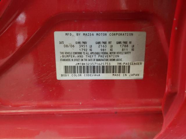 Photo 10 from auction – 2007 MAZDA 3 S with VIN JM1BK323571625753