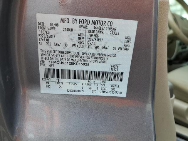Photo 10 from auction – 2008 FORD ESCAPE XLT with VIN 1FMCU93128KD15825