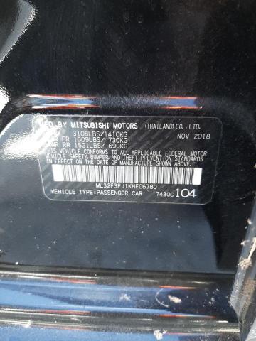 Photo 10 from auction – 2019 MITSUBISHI MIRAGE G4 with VIN ML32F3FJ1KHF06780