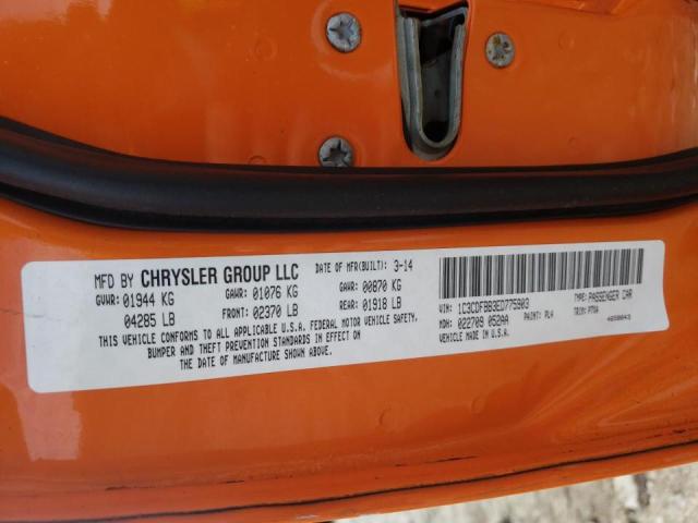Photo 10 from auction – 2014 DODGE DART SXT with VIN 1C3CDFBB3ED775903