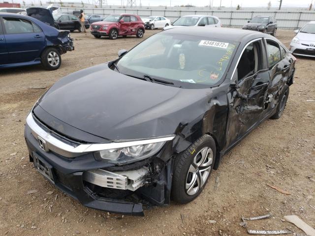 Photo 2 from auction – 2017 HONDA CIVIC LX with VIN 19XFC2F55HE076252