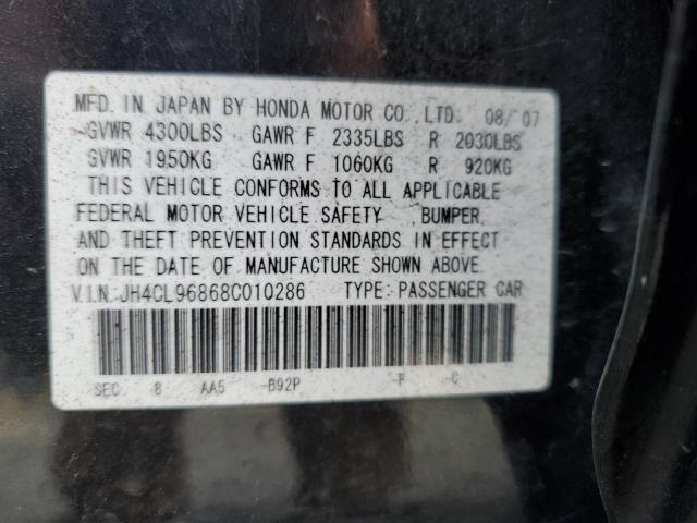 Photo 10 from auction – 2008 ACURA TSX with VIN JH4CL96868C010286