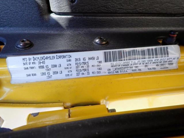 Photo 10 from auction – 2004 JEEP WRANGLER / with VIN 1J4FA49S54P721344