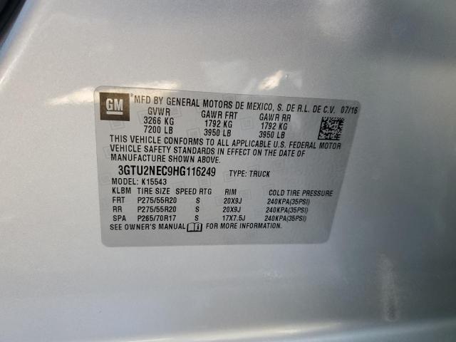 Photo 10 from auction – 2017 GMC SIERRA K15 with VIN 3GTU2NEC9HG116249