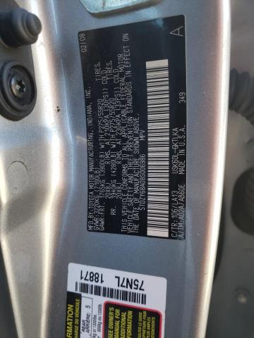 Photo 10 from auction – 2008 TOYOTA SEQUOIA LI with VIN 5TDZY68A08S006986