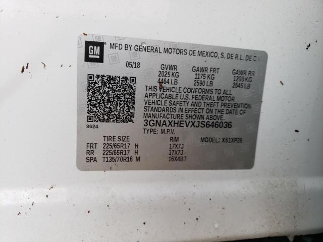 Photo 10 from auction – 2018 CHEVROLET EQUINOX LS with VIN 3GNAXHEVXJS646036
