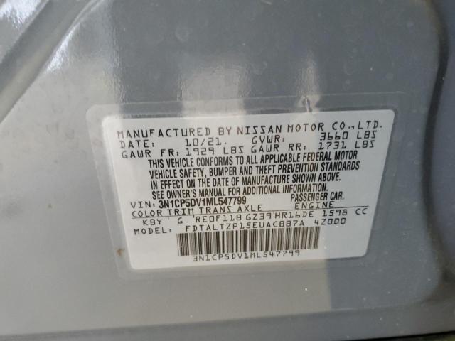 Photo 10 from auction – 2021 NISSAN KICKS SR with VIN 3N1CP5DV1ML547799