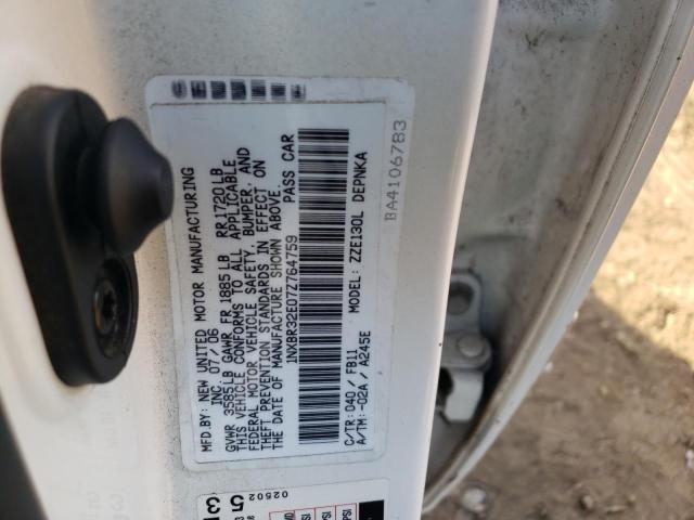 Photo 10 from auction – 2007 TOYOTA COROLLA CE with VIN 1NXBR32E07Z764759
