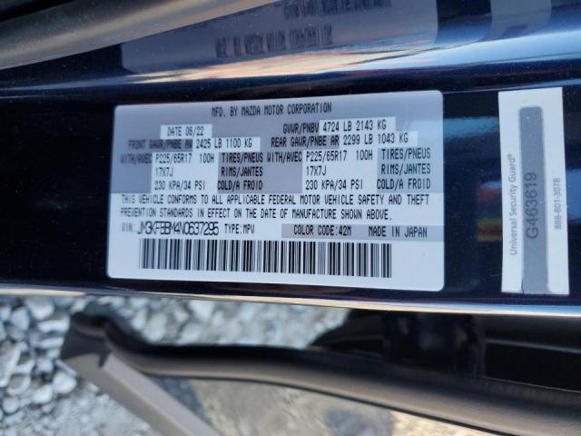 Photo 10 from auction – 2022 MAZDA CX-5 SELEC with VIN JM3KFBBM4N0637295