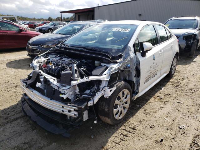 Photo 2 from auction – 2021 TOYOTA COROLLA LE with VIN JTDEPMAE9MJ187662