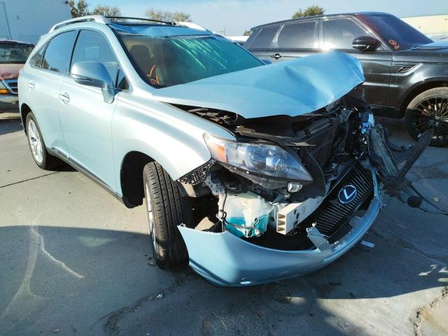 LEXUS RX 450 2012 with VIN JTJBC1BAXC2435092 - Photo from auction