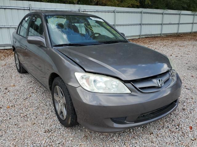 HONDA CIVIC EX 2005 with VIN 2HGES26855H612465 - Photo from auction