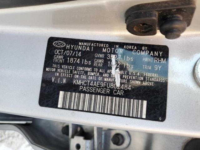 Photo 10 from auction – 2015 HYUNDAI ACCENT GLS with VIN KMHCT4AE9FU802484