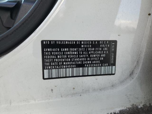 Photo 10 from auction – 2014 VOLKSWAGEN JETTA BASE with VIN 3VW2K7AJ7EM445369