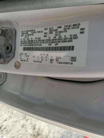 Photo 10 from auction – 2013 FORD ESCAPE SEL with VIN 1FMCU9H94DUD57930
