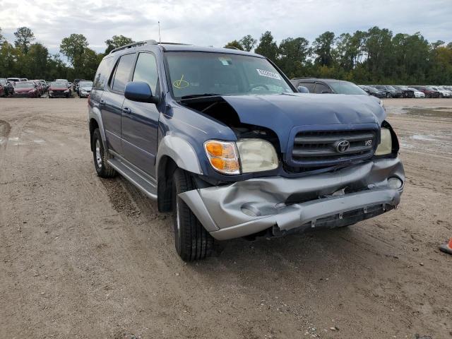 TOYOTA SEQUOIA SR 2002 with VIN 5TDZT34A92S074648 - Photo from auction