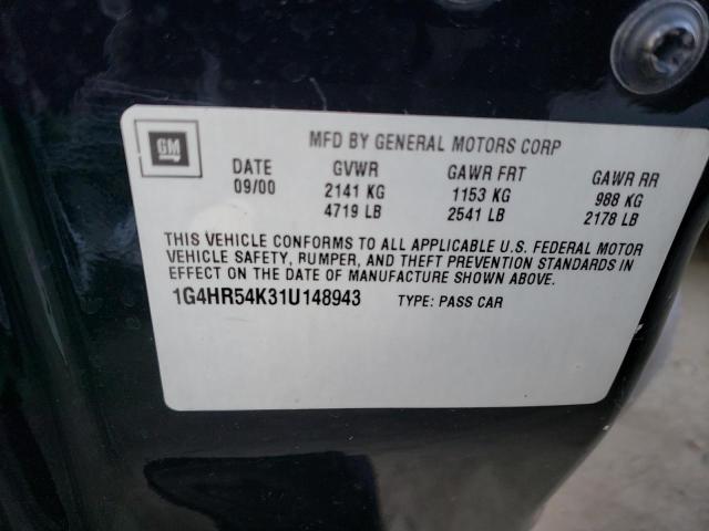 Photo 10 from auction – 2001 BUICK LESABRE LI with VIN 1G4HR54K31U148943