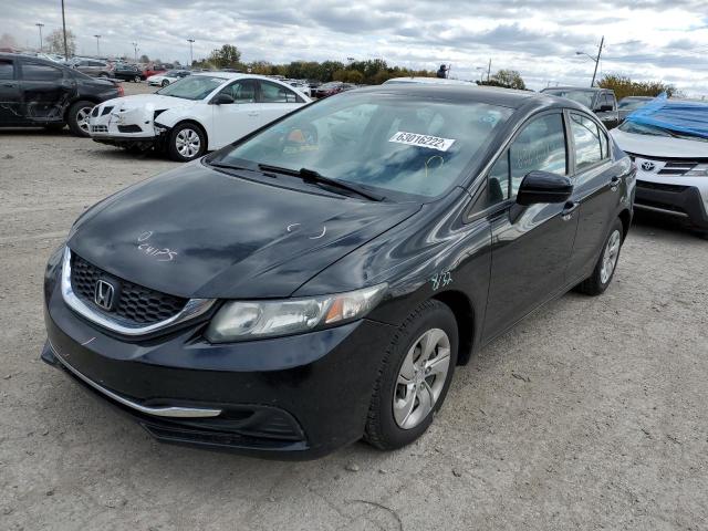Photo 2 from auction – 2014 HONDA CIVIC LX with VIN 19XFB2F5XEE221686